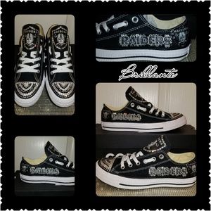 raiders converse shoes